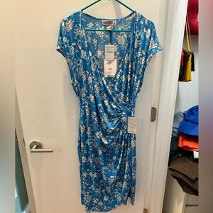 New With Tags- Carolina Blue- XL, Floral Dress